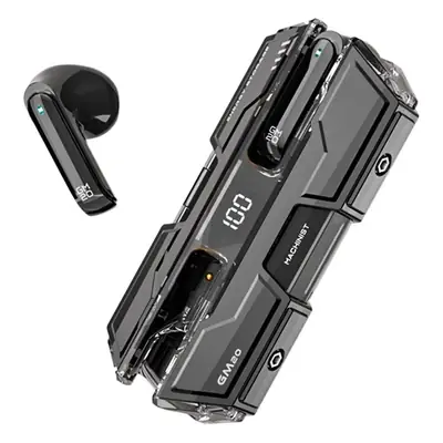 New Tws Bluetooth Headset Gm20 E-Sports Game Noise Reduction Mecha Digital Display Wireless Headset Cross-Border Wholesale Tc04