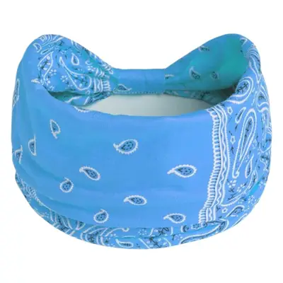 European American Cashew Printed Headband with Elastic Waist