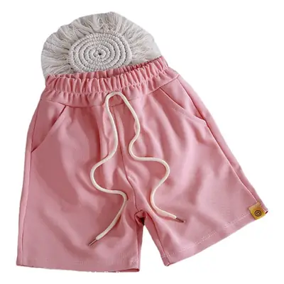 White Korean Style Boys Shorts Summer Casual Pants