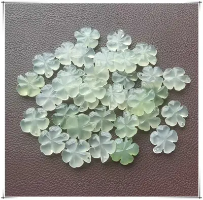 Jade Four-Leaf Vegetable Pendant Necklace