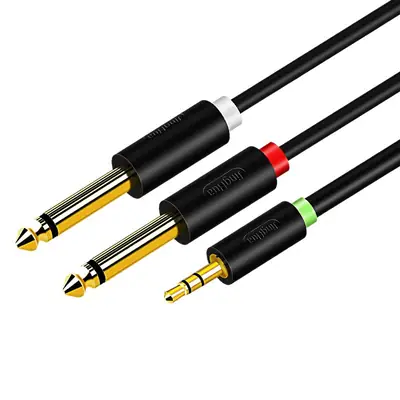 Jinghua 3.5mm to 6.5mm Audio Cable for Laptops & Phones