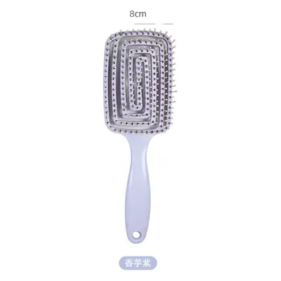 Pink Ribs Hair Brush for High Cranial Massage