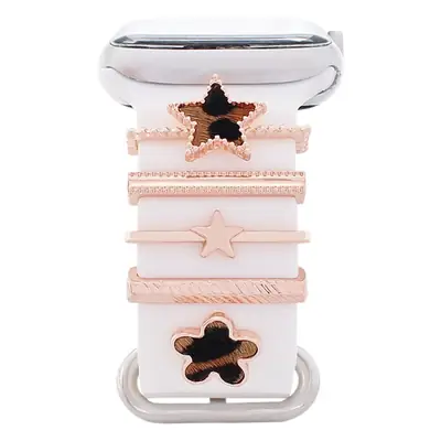 Apple Watch Silicone Band with Crystal Decorative Rings