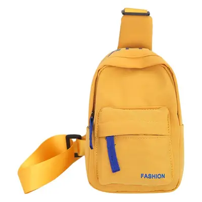 2023 Kids Casual Shoulder Crossbody Bag White Orange