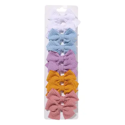 Pink Bow Hairpin for Girls 3 Pcs