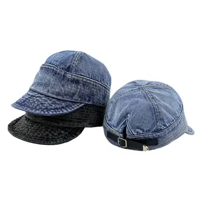 Men's Blue Denim Eave Cowboy Hat with Soft Inner