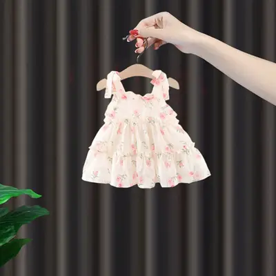 One-Year-Old Girl Floral Summer Skirt Dress