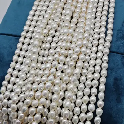 4-7mm Freshwater Cultured Pearl Necklace Beads