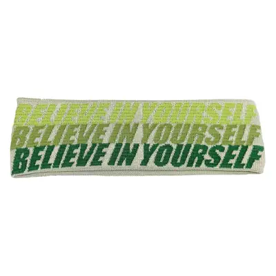 Women's Blue Printed Yoga Headband with High Elastic Band
