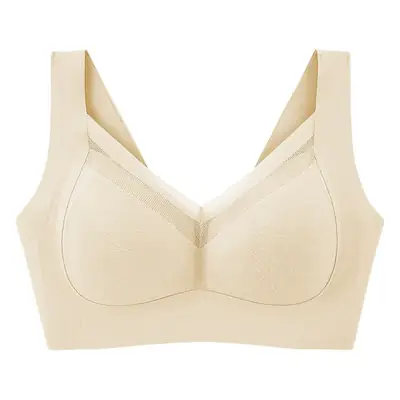 Large Chest Shown Small Soft Support Traceless Bra