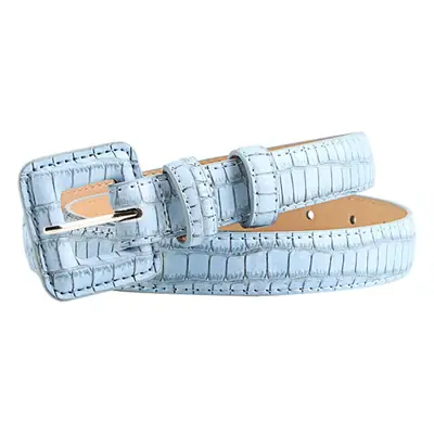 New Sweet Light Luxury Japanese Korean Women's Belt with Stone Buckle