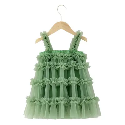 Girls' Green Tulle Tutu Skirt Princess Dress