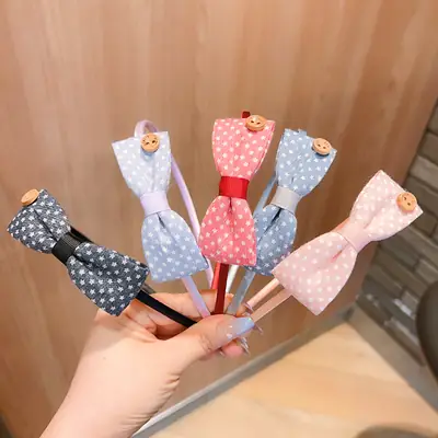 Kids Fresh Wave Hair Bands with Bow Accents