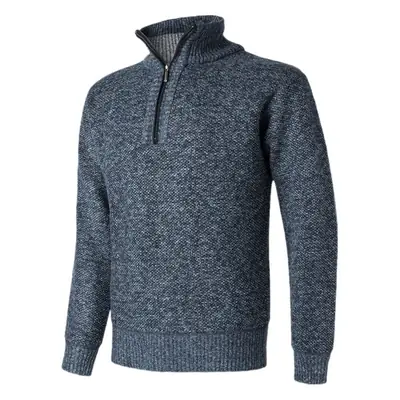 Men Grey Muted Sweater Turtleneck Pullover Winter Warm