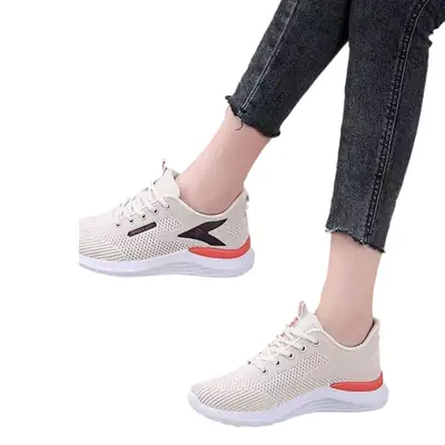 Women Running Sneakers All Match Black White