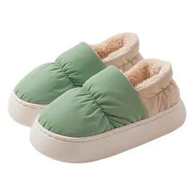 Women's Winter Warm Cotton Heel Shoes Moon Design