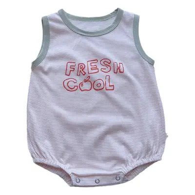 Baby Striped Sleeveless Tank Top Blue White