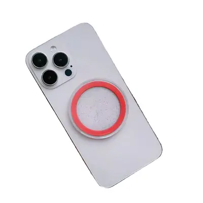 Magnetic Phone Holder with Pink Ring for Magsafe Wireless