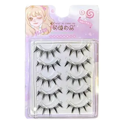 Cute False Eyelashes for Natural Comic Look