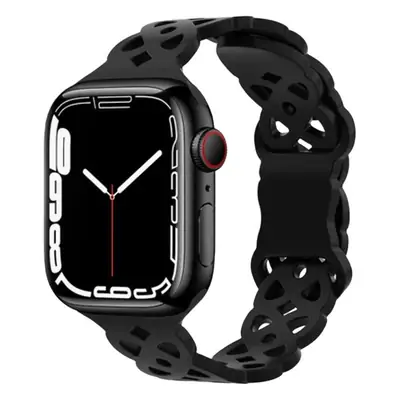 Apple Cat-Eye Silicone Watch Strap Blue 1-10 Gen
