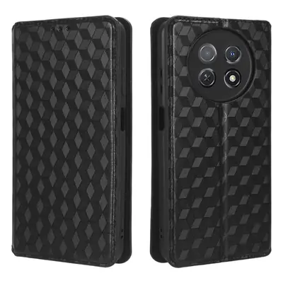 Huawei Nova Y91 Leather Phone Case Black 60x