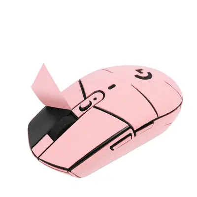 Logitech G304 Anti-Slip Mouse Stickers Red Suede