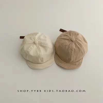 Baby Baseball Caps Spring Autumn Soft Brim Cotton Hats
