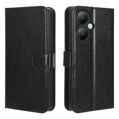 Red Leather Flip Phone Case for Y35 Plus