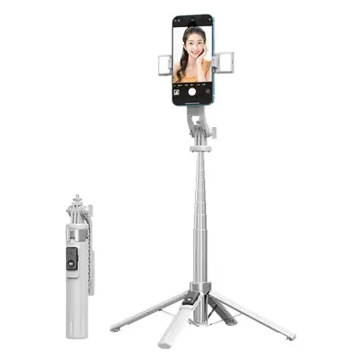PTZ Selfie Stick with 4-Leg Bracket Stainless Steel