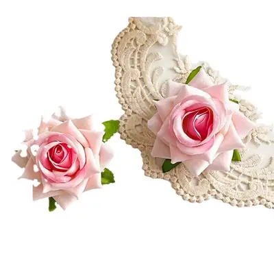 Red Rose Hairpin Clip for Girls - 1 Pc