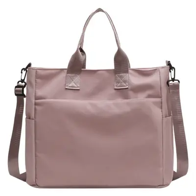Women's Large Capacity Oxford Cloth Tote Bag Light Blue