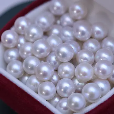 Zhuji Fresh Water 4-10mm White Pearl Balls
