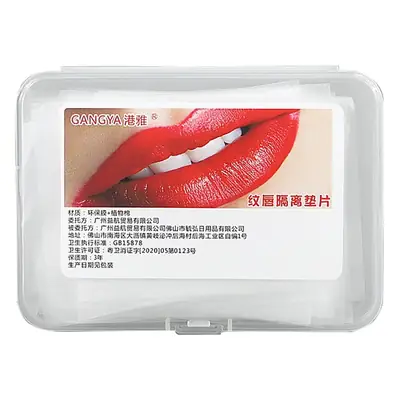 Lip Tattoo Protection Pads 30 Pcs Cotton Non-Adhesive
