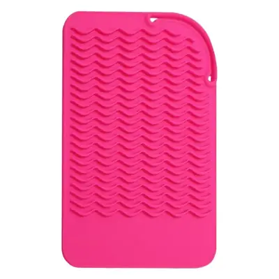 Non-Slip Silicone Hair Curling Rod Pad Light Blue