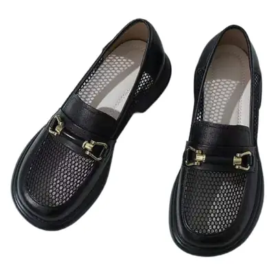 Women's Mesh Loafers Hollow Out Flat Slip-On