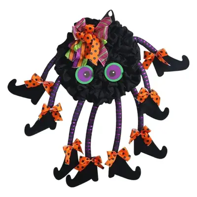 Halloween Multi-Legged Spider Wreath Decoration