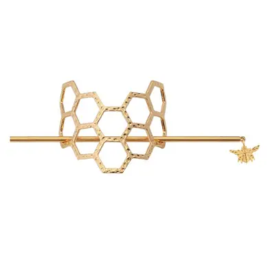 Honey Bee Hairpins Gold Silver Modern Hair Accessories