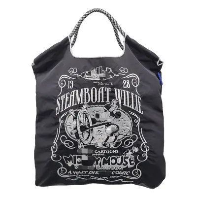 Mickey Mouse Embroidered Nylon Shopping Bag