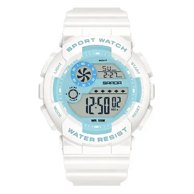Sanda Black Digital Analog Watch for Kids & Students