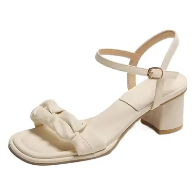 Women's Chunky Heels with Bow Sandal 2023 Summer
