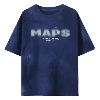 Trendy Boys Cotton T-Shirt Blue Washed Medium Large