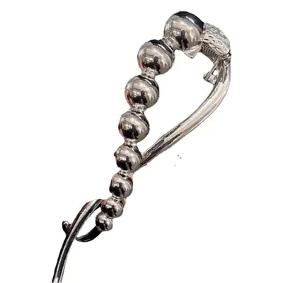 Zinc Alloy Pearl Beads Hair Clip for Women