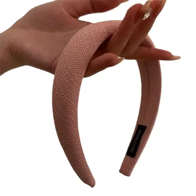 Women's Spring Summer Hairbands Solid Color High Cranial Top