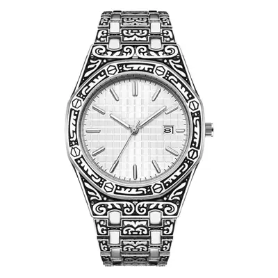 Men's Octagonal Classic Watch with Luminous Dial