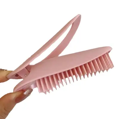 Pink Hair Clip for Fluffy Hair Root Bangs Curly Clip