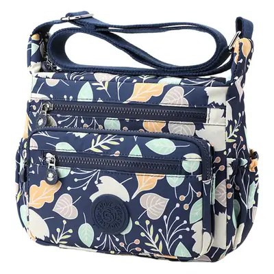 New Nylon Waterproof Women's Shoulder Bag Large Capacity Multi Layer Travel