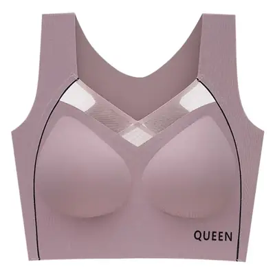 Queen Size Push Up Sports Bra with Shockproof Support