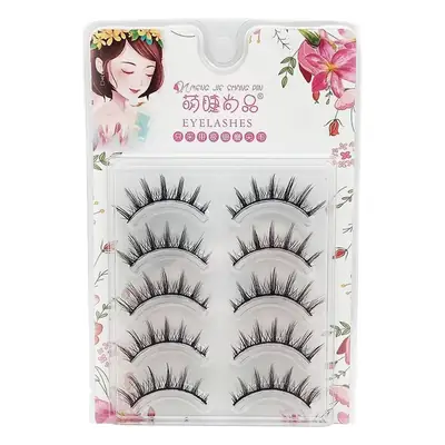 Japanese-style Comic Barbie False Eyelashes One-piece Cos False Eyelashes European and American Hard Terrier Natural Fairy Hair Plain A02