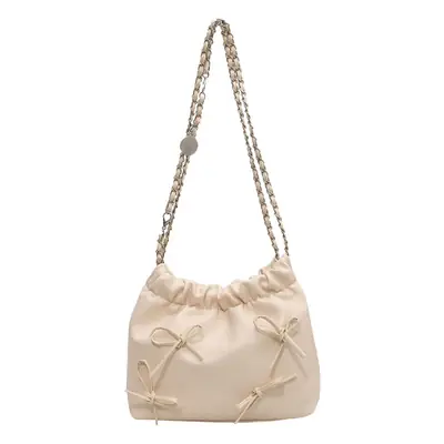 White Chain Shoulder Messenger Bag for Women