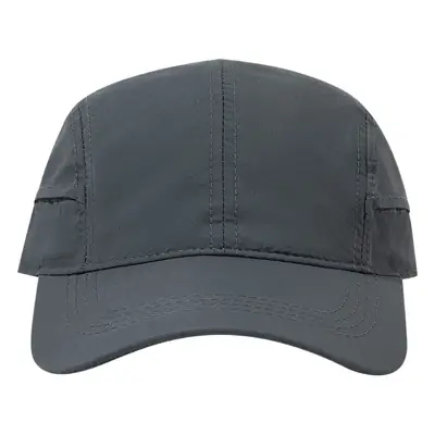 Black Outdoor Cap with Side Vent for Hot Weather